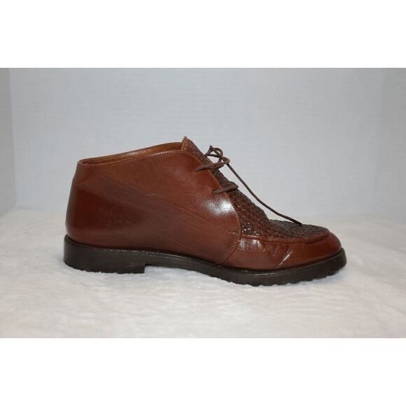 Cole Haan Chestnut Leather Ankle Booties - Picture 4 of 10